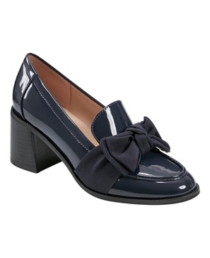 Women's Korrar Bow Detail Block Heel Loafers