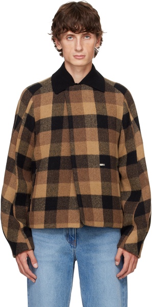 Brown Check Jacket