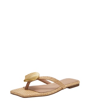 Katy Perry Women's Camie Shell Flat Sandal