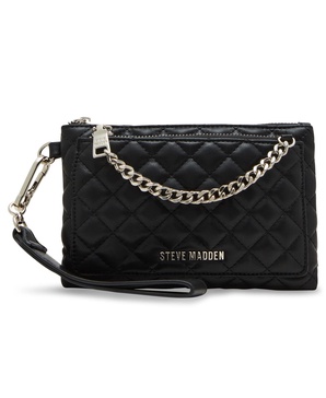 Steve Madden Maxine Quilted Double Zip Wristlet