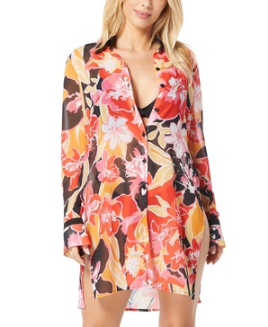 Women's Side-Split Cover-Up Shirt 