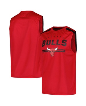 Men's Red Chicago Bulls Birdseye Muscle Tank Top