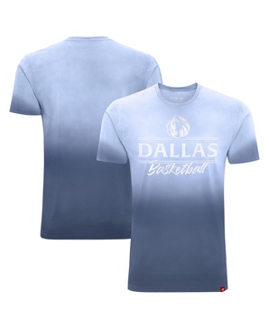 Men's and Women's Blue Dallas Mavericks Bingham Sun-Fade T-Shirt