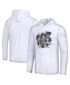 Men's White Dallas Cowboys Graffiti Touchdown Pullover Hoodie