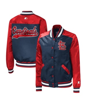 Women's Navy St. Louis Cardinals The Legend Full-Snap Jacket