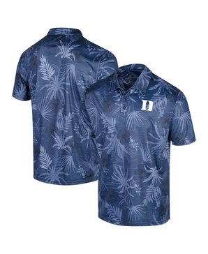 Men's Royal Duke Blue Devils Big and Tall Palms Polo Shirt