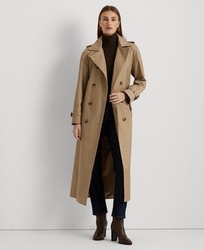 Women's Belted Maxi Trench Coat