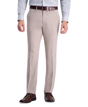 Men's Slim-Fit Stretch Check Dress Pants