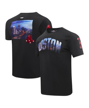 Men's Black Boston Red Sox Cityscape T-Shirt