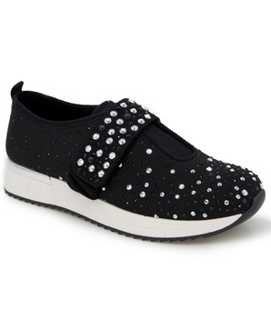 Women's Cameron Jeweled Adjustable Closure Sneakers