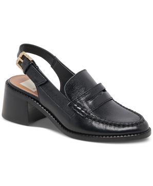 Women's Hardi Block-Heel Slingback Loafer Pumps