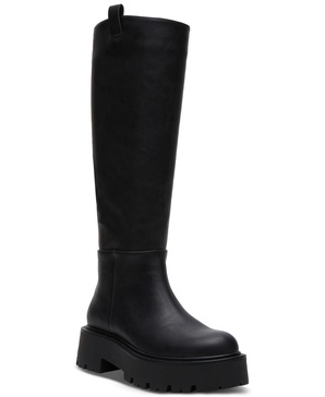 Crow Lug-Sole Knee High Boots