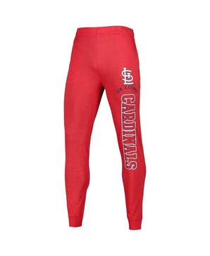 Men's Heather Red, Heather Charcoal St. Louis Cardinals Meter Pullover Hoodie and Joggers Set