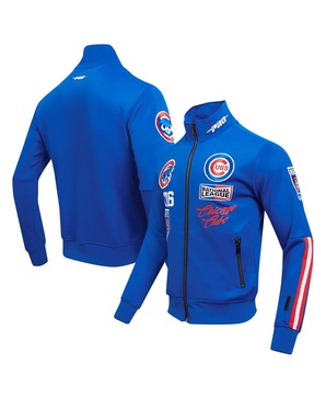 Men's Royal Chicago Cubs Fast Lane Full-Zip Track Jacket