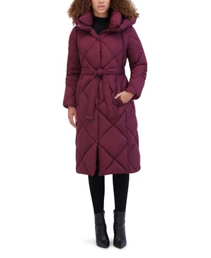 Women's Quilted Long Puffer Coat