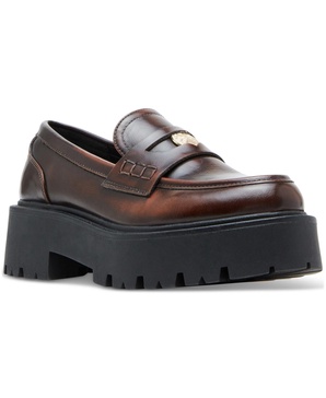 Calistaa Platform Lug Sole Penny Loafers