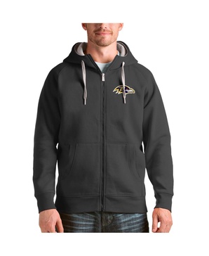 Men's Charcoal Baltimore Ravens Victory Full-Zip Hoodie