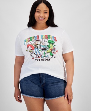 Trendy Plus Size Friends Forever Graphic T-Shirt 