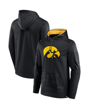 Men's Black Iowa Hawkeyes On The Ball Pullover Hoodie