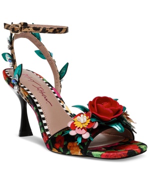 Women's Karra Flower-Embellished High-Heel Dress Sandals