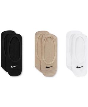 Unisex Nike Everyday Lightweight Training Footie Socks 3 Pairs