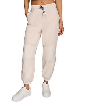 Women's Belted Brushed FleeceJoggers