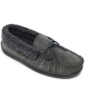 Men's Allen Berber Lined Suede Slippers