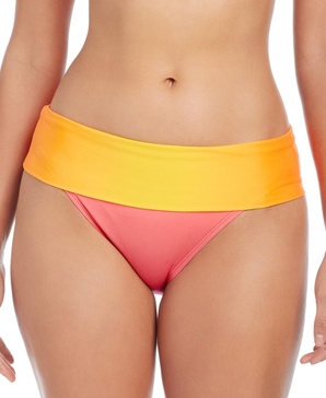 Women's Beat The Heat Foldover Hipster Bikini Bottoms