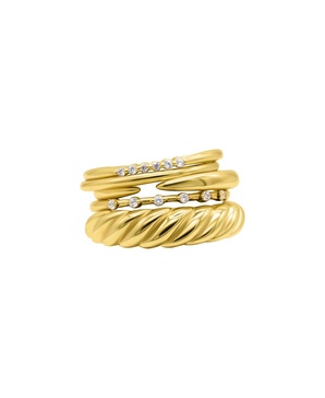 Gold Set of 5 Stacking Bands