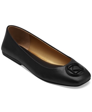 Women's Kylee Logo Leather Ballet Flats