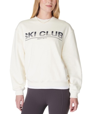 Women's Ski Club Graphic Print Sweatshirt