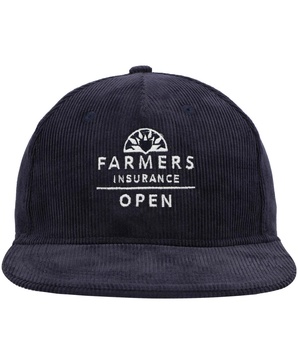 Men's Navy Farmers Insurance Open Moby Snapback Hat