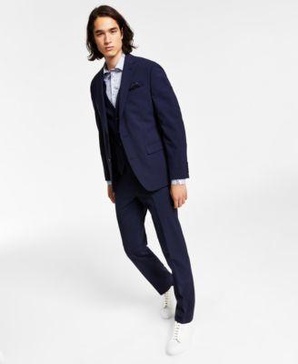 Men's Slim-Fit Solid Wool Suit Separates, Created for Macy's 