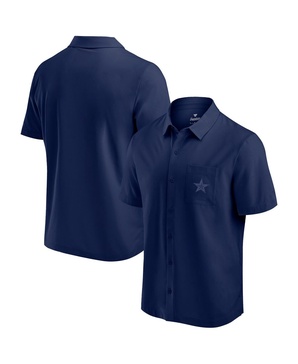 Men's Navy Dallas Cowboys Front Office Button-Up Shirt