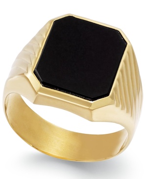 Men's Onyx  (3-3/4 ct. t.w.) Ring in 14k Gold