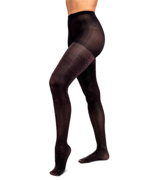 Women's Faux-Translucent Fleece-Lined Tights U24206