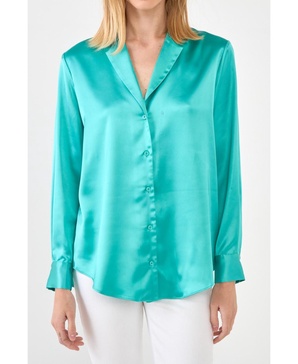 Women's Classic Satin Over Shirt