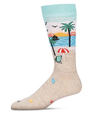 Men's Paradise Novelty Crew Socks