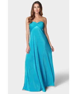 Women's Plisse Empire Maxi