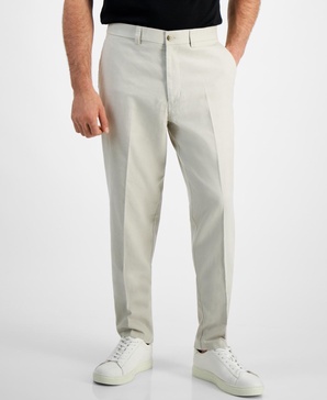 Men's Slim-Fit Linen Pants