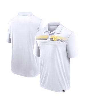 Men's White San Diego Padres Big Tall Victory for Us Interlock Polo