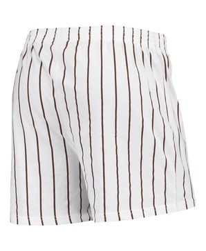 Men's White San Diego Padres Vigor Pinstripe Boxer Shorts