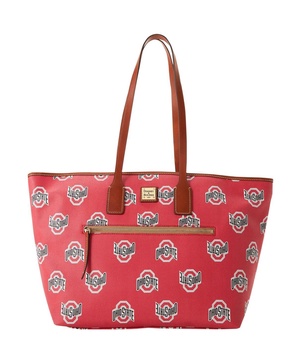 Women's Ohio State Buckeyes Sporty Monogram Large Zip Tote Bag