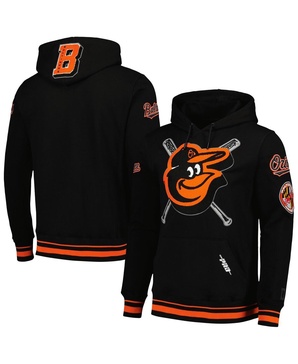 Men's Black Baltimore Orioles Mash Up Logo Pullover Hoodie