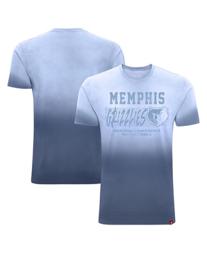 Men's and Women's Navy Memphis Grizzlies Bingham Sun-Fade T-Shirt