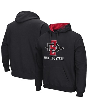 Men's Black San Diego State Aztecs Arch Logo 3.0 Pullover Hoodie