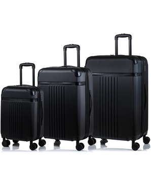 3-Piece Vintage-Like Hardside Luggage Set