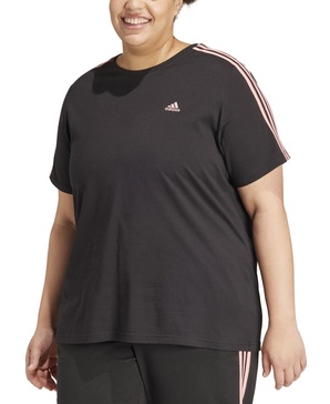 Plus Size Essentials Slim 3-Stripes T-Shirt