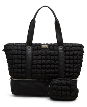 Katy Quilted Nylon Weekender Bag