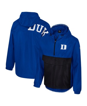 Men's Royal Duke Blue Devils Reloaded Anorak Half-Zip Jacket